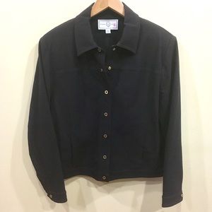 Classic St. John Sport black jacket blazer